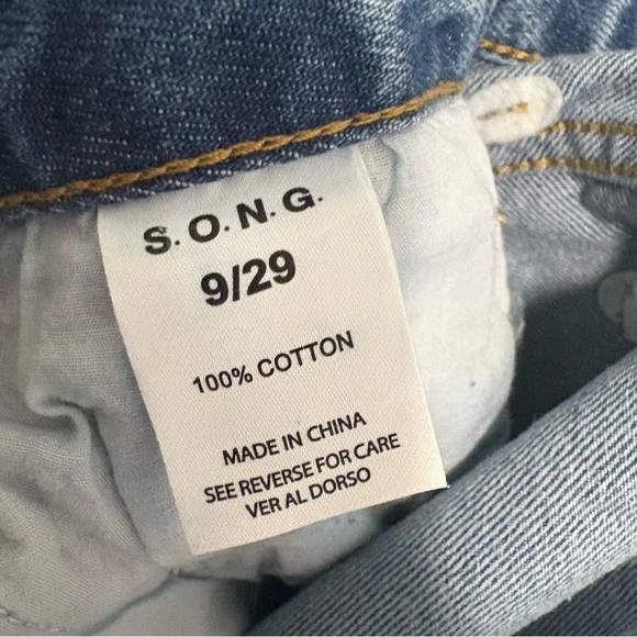 Casual Blue Wide Leg Jeans - Picture 4 of 4